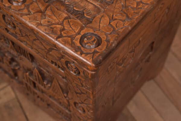 Chinese Camphor Wood Storage / Blanket Box SAI2671 Antique Boxes 4