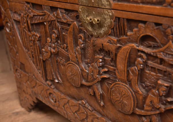 Chinese Camphor Wood Storage / Blanket Box SAI2671 - Image 7