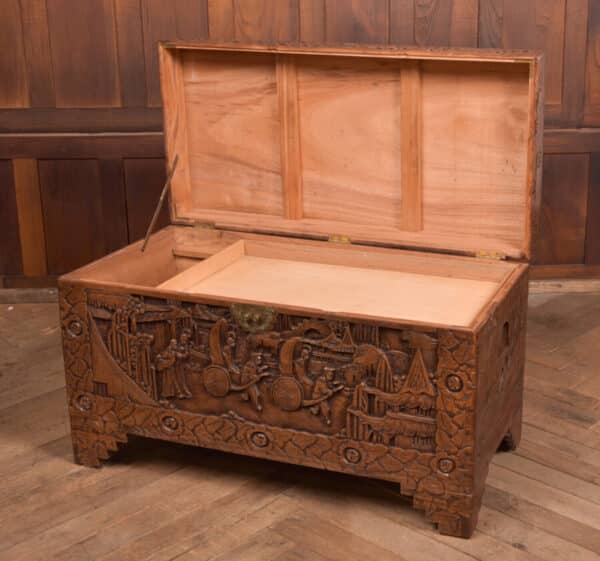 Chinese Camphor Wood Storage / Blanket Box SAI2671 Antique Boxes 10