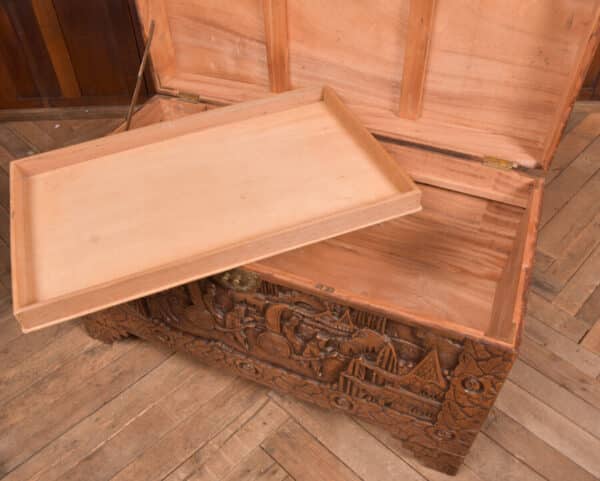 Chinese Camphor Wood Storage / Blanket Box SAI2671 Antique Boxes 17