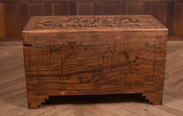 Chinese Camphor Wood Storage / Blanket Box SAI2671 - Image 12