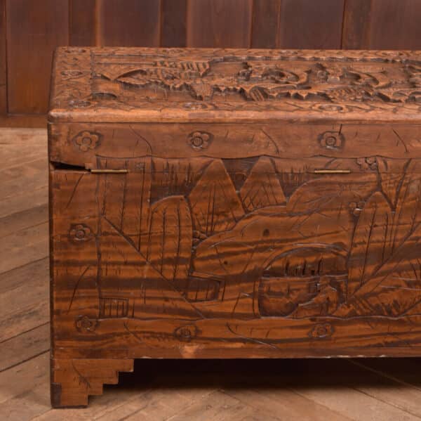 Chinese Camphor Wood Storage / Blanket Box SAI2671 Antique Boxes 13