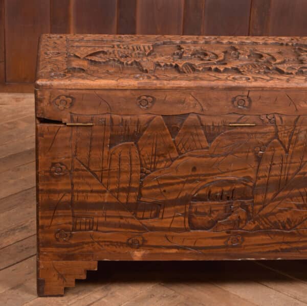 Chinese Camphor Wood Storage / Blanket Box SAI2671 - Image 11
