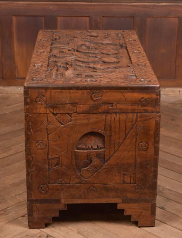 Chinese Camphor Wood Storage / Blanket Box SAI2671 - Image 10