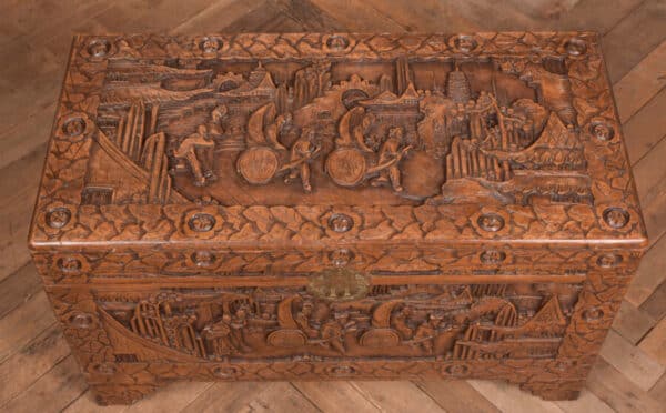 Chinese Camphor Wood Storage / Blanket Box SAI2671 Antique Boxes 20