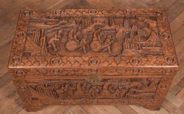 Chinese Camphor Wood Storage / Blanket Box SAI2671 - Image 18