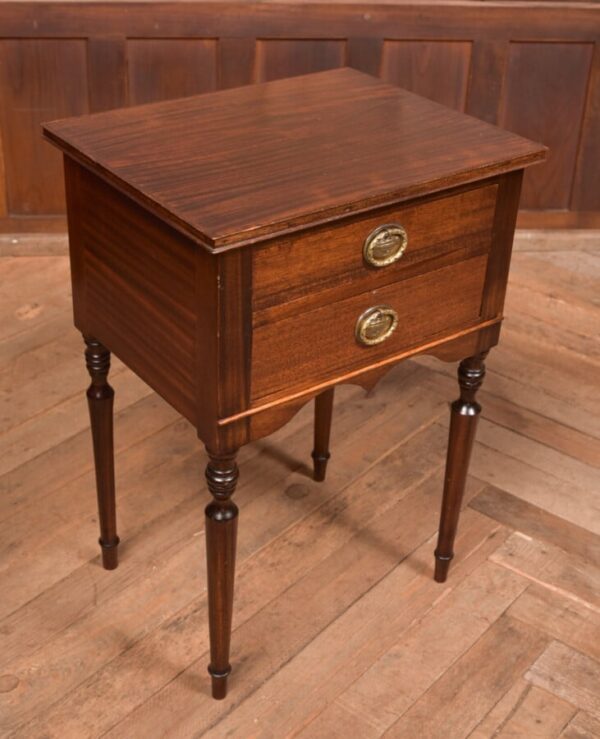 Pair Of Mahogany Bedside Cabinets SAI2674 - Image 3