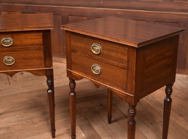 Pair Of Mahogany Bedside Cabinets SAI2674 - Image 16