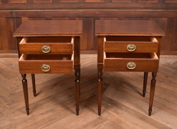 Pair Of Mahogany Bedside Cabinets SAI2674 - Image 9