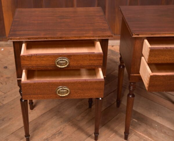 Pair Of Mahogany Bedside Cabinets SAI2674 - Image 10