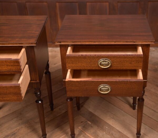Pair Of Mahogany Bedside Cabinets SAI2674 - Image 11