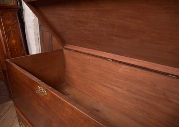 Georgian Mahogany Mule Chest / House Keeper's Trunk SAI2675 - Image 2