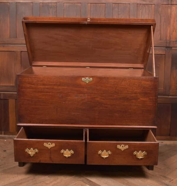 Georgian Mahogany Mule Chest / House Keeper’s Trunk SAI2675 Antique Chests 15