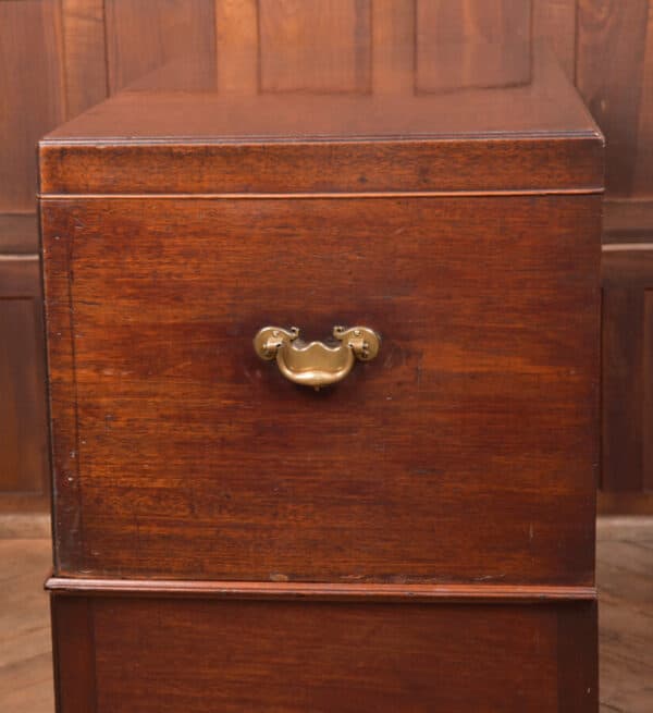 Georgian Mahogany Mule Chest / House Keeper’s Trunk SAI2675 Antique Chests 27