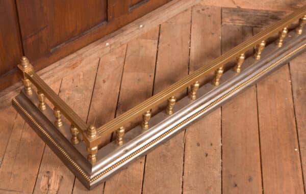 Edwardian Brass Fender SAI2677 - Image 9