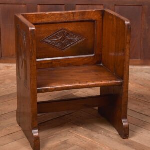18th Century Boarded Hall Seat/ Chair SAI2686 Antique Chairs