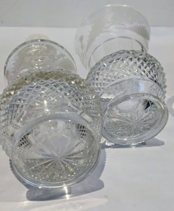 Richardson Crystal antique glass decanter Antique Glassware 6