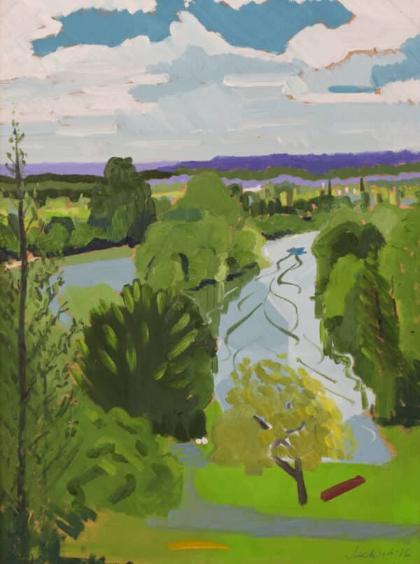 The Terrace, Richmond Hill, En Plein Air - Image 2