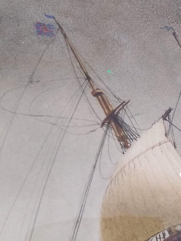 ‘Sail and Steam’ nautical Antique Art 6