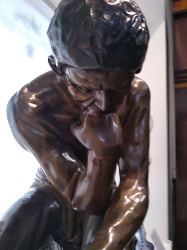 “The Thinker” or “Le Penseur” by Auguste Rodin bronze Antique Sculptures 5