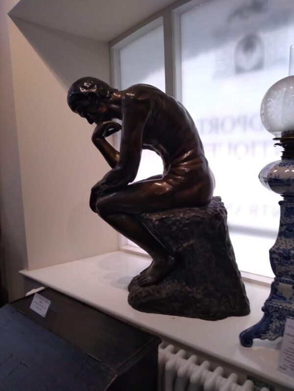 “The Thinker” or “Le Penseur” by Auguste Rodin bronze Antique Sculptures 6