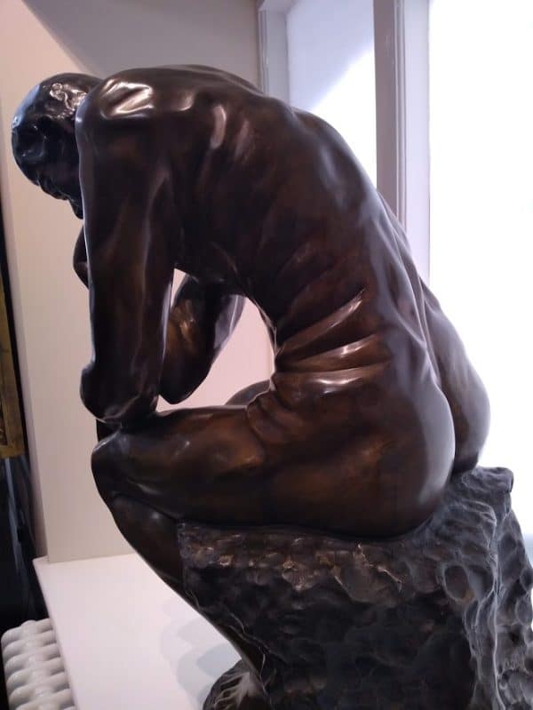 “The Thinker” or “Le Penseur” by Auguste Rodin bronze Antique Sculptures 7