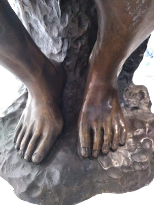 “The Thinker” or “Le Penseur” by Auguste Rodin bronze Antique Sculptures 8
