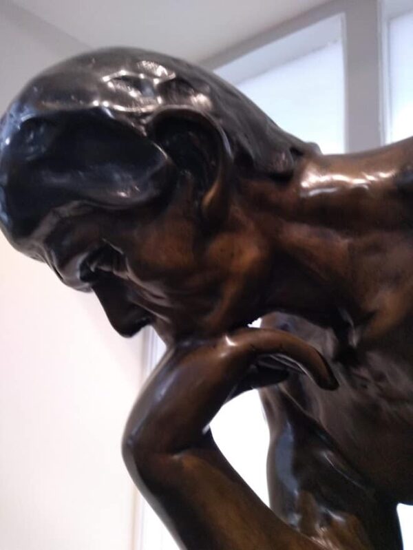 “The Thinker” or “Le Penseur” by Auguste Rodin bronze Antique Sculptures 10