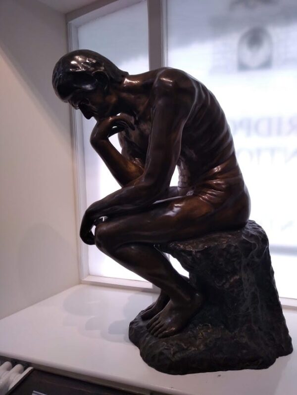 “The Thinker” or “Le Penseur” by Auguste Rodin bronze Antique Sculptures 3