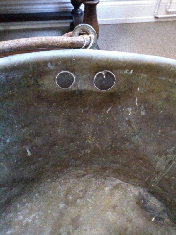 Victorian Brass Cauldron - Image 3