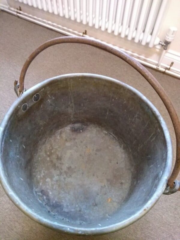 Victorian Brass Cauldron - Image 2