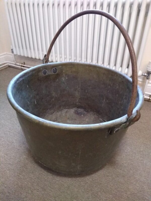 Victorian Brass Cauldron