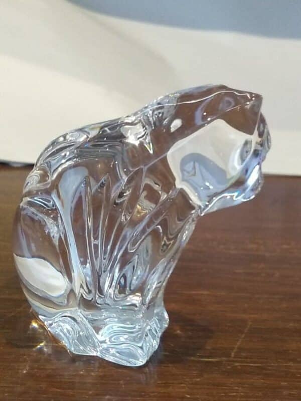 Waterford Crystal ‘Cat’ Paperweight cats Antique Glassware 5