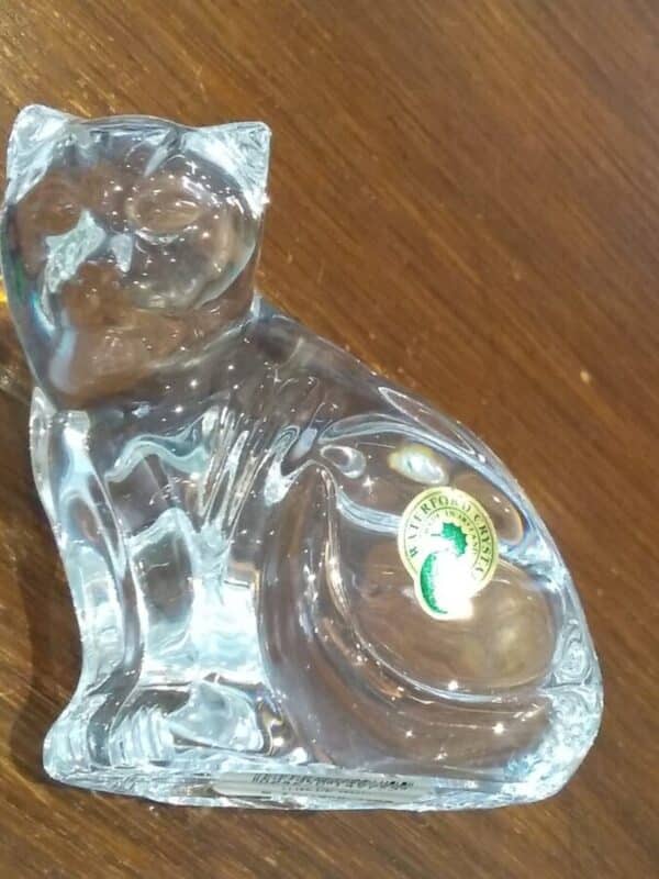 Waterford Crystal 'Cat' Paperweight - Image 4