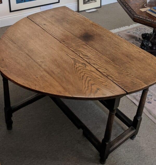 Oak Gateleg Table - Image 3