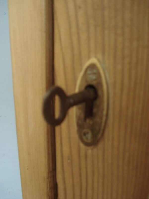 Single Door Pine Corner Cupboard - Image 3
