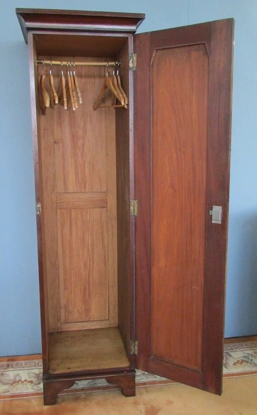 Mahogany 19th Century Single Door Wardrobe Antique Wardrobes 6