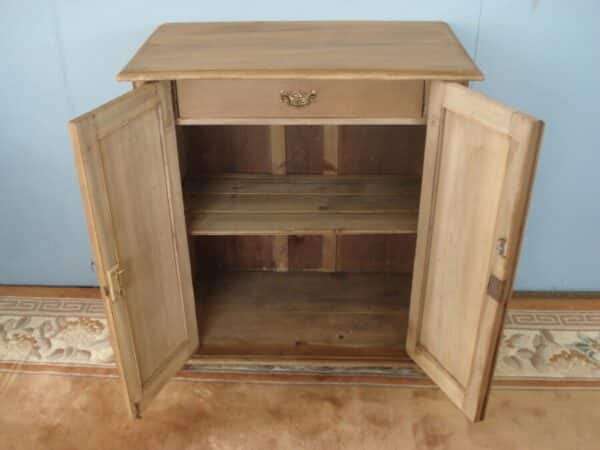 Unusual Edwardian Cupboard, Mid Colour with Turned Pillars Antique Cupboards 6