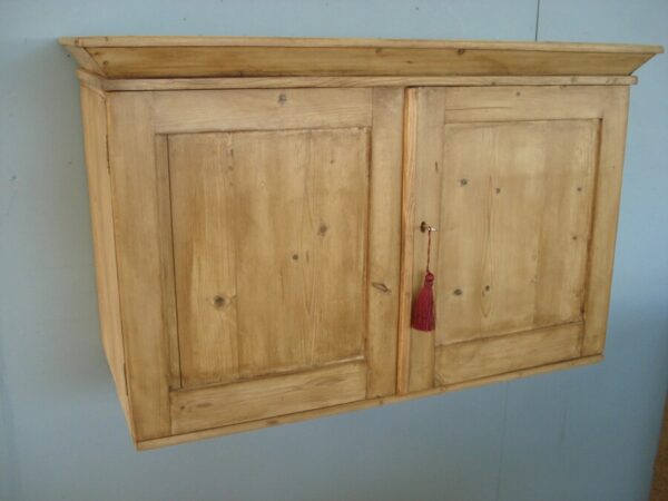Deep Antique Pine Wall Cupboard Antique Cupboards 3