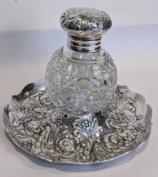 Silver Ink Stand antiquesilver Miscellaneous 7