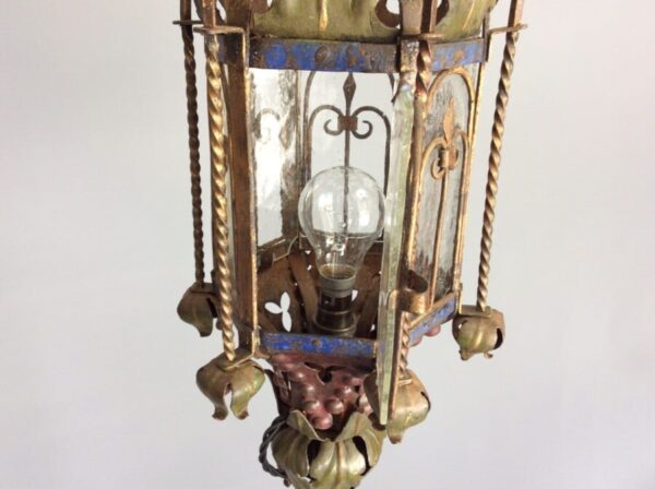 19th Century Gothic Revival Floor Lantern floor lamp Antique Lighting 7