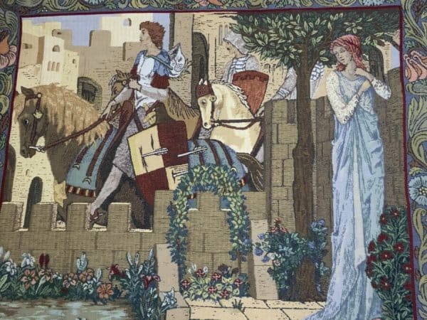 Winchester Cathedral Tapestry “ Arthurian Legend - Image 8