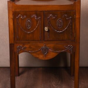 Adams Style Mahogany Bedside Cabinet SAI1510 Antique Cabinets