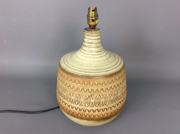 Mid Century Studio Pottery Lamp