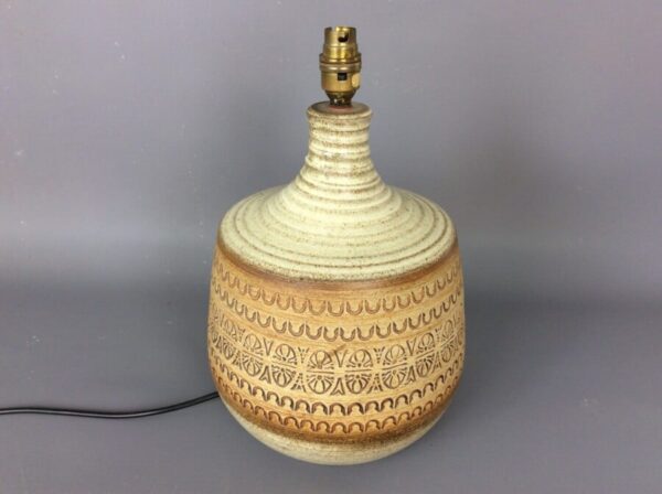 Mid Century Studio Pottery Lamp Cornish Studio Pottery Antique Lighting 3