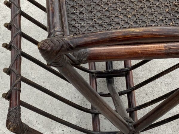 Canterbury Japanese influence Bamboo and rattan early 20th century - Image 5