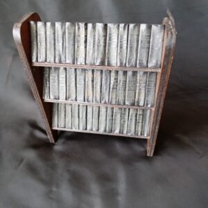 COMPLETE WORKS OF SHAKESPEARE in MINIATURE BOOKS miniature Antique Bookcases