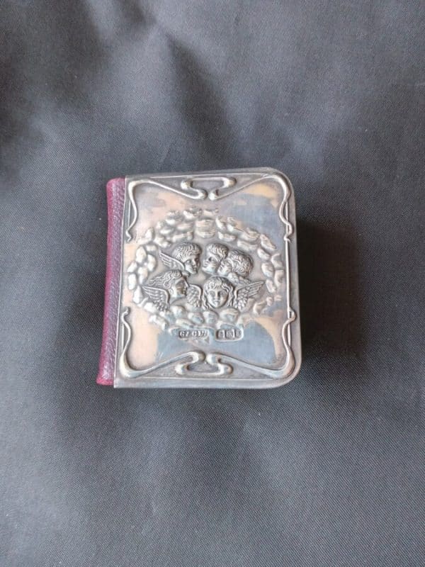 A MINIATURE BOOK of COMMON PRAYER-SILVER COVER Hall marked