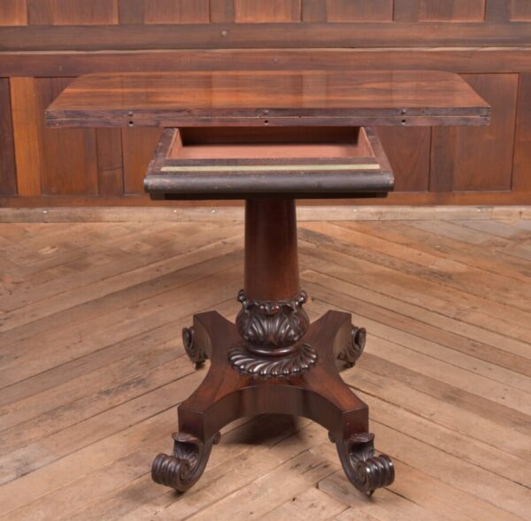 Victorian Rosewood Fold Over Card Table SAI2225 - Image 16