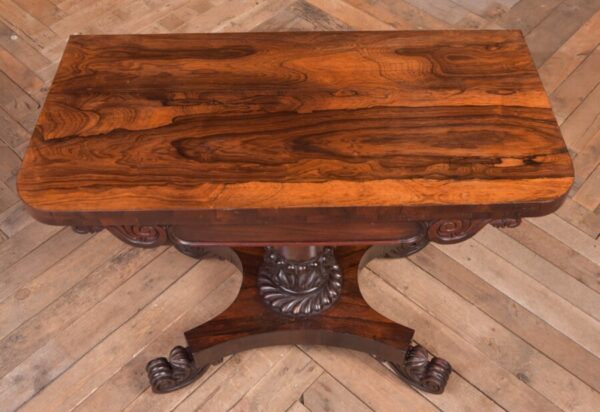 Victorian Rosewood Fold Over Card Table SAI2225 - Image 13
